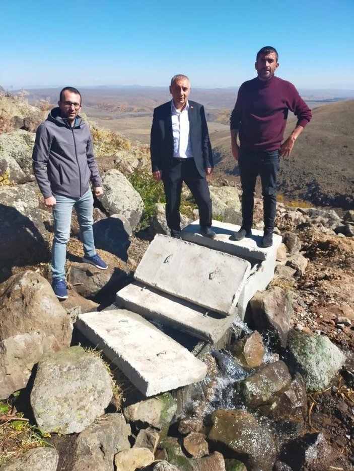 Erzurum’da 50 yıllık su sorunu çözüldü