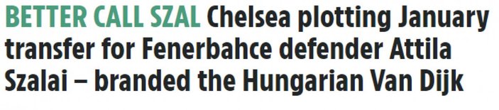 Chelsea'den Attila Szalai için 20 milyon euro