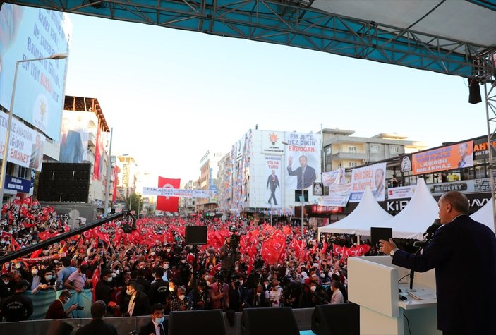 Cumhurbaşkanı Erdoğan, Batman'da toplu açılış töreninde konuştu