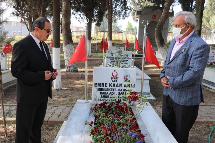 Kocaeli’de şehit mezarına çirkin saldırı