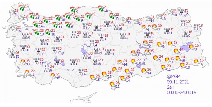 Meteoroloji'den 5 günlük hava tahmini