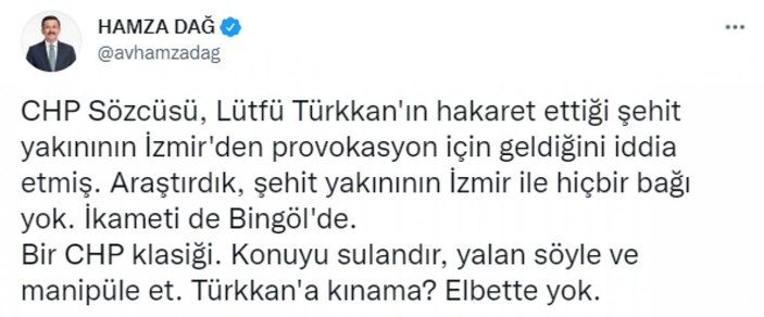 CHP'den Lütfü Türkkan'a destek: Provokasyon var