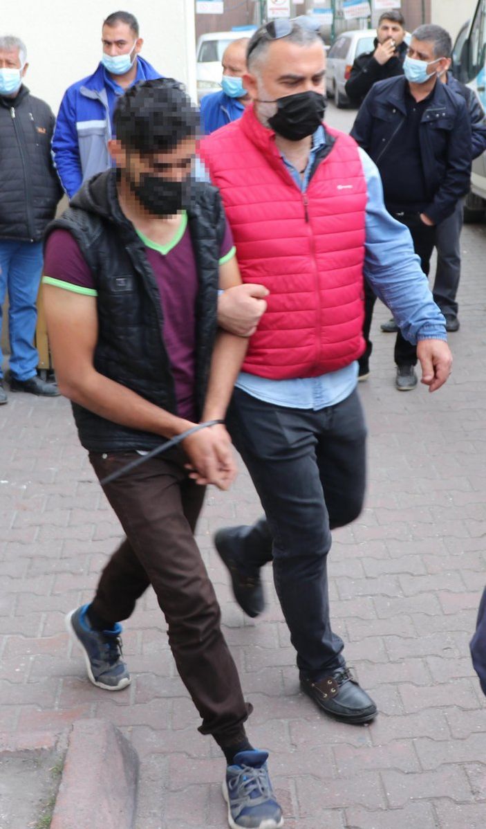 Kayseri'de, gözaltındaki 17 DEAŞ şüphelisinden 7'si adliyeye sevk edildi