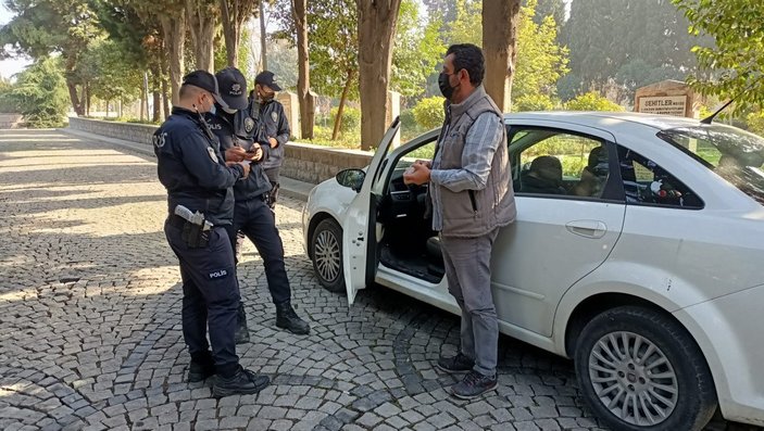 Edirnekapı Şehitliği'nde polis denetimi