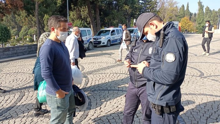 Edirnekapı Şehitliği'nde polis denetimi