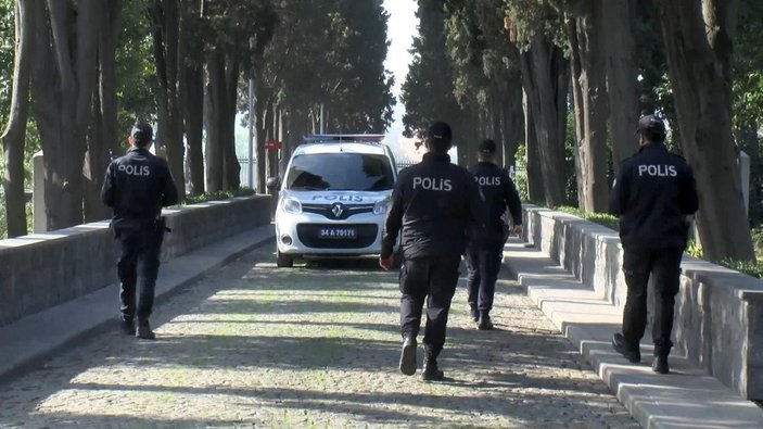 Edirnekapı Şehitliği'nde polis denetimi
