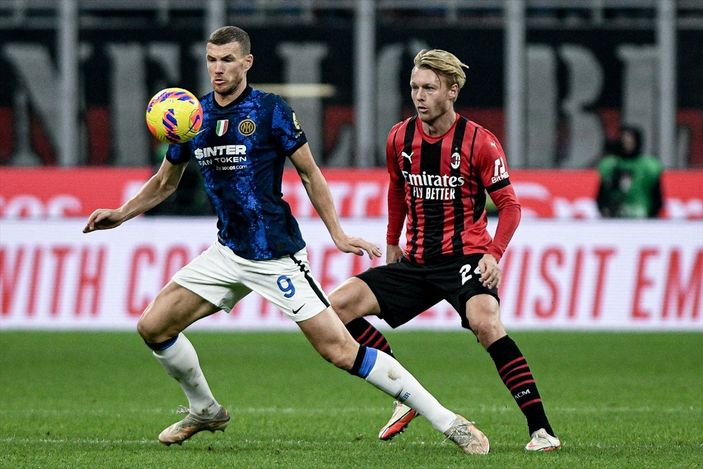 a Milan ile Inter 1-1 berabere kaldı