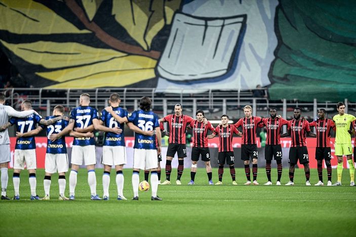 a Milan ile Inter 1-1 berabere kaldı