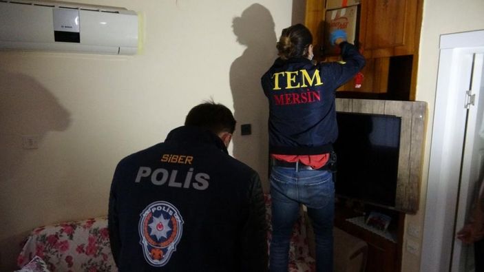 Mersin'de dolandırıcılara drone destekli şafak operasyonu