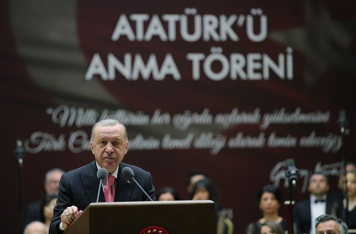 Cumhurbaşkanı Erdoğan'ın, Atatürk'ü Anma Töreni konuşması
