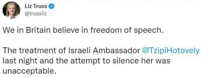Londra'da İsrailli Büyükelçi, tepkilerin ardından aracıyla hızla uzaklaştı