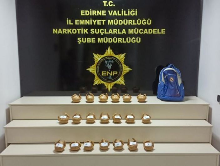 i Edirne'den yapılacak uyuşturucu sevkiyatına izin verilmedi