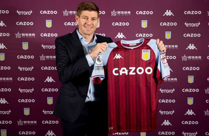 Aston Villa, Steven Gerrard ile sözleşme imzaladı