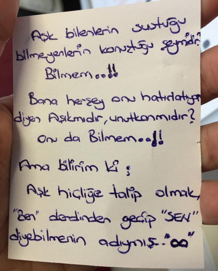 Ankara’da öğretmene isimsiz çiçeğe 'taciz' davası