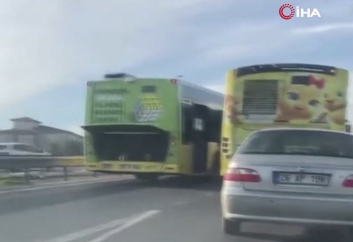 İstanbul’da İETT otobüsü yine arıza verdi