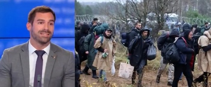 Fransız siyasetçi Odoul: Avrupa'ya geçmek isteyen göçmenler donarak ölsün