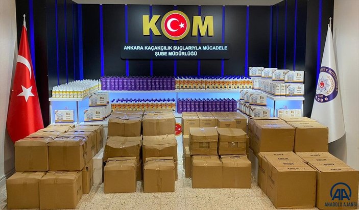 Ankara'da binlerce sahte kozmetik ürün ele geçirildi