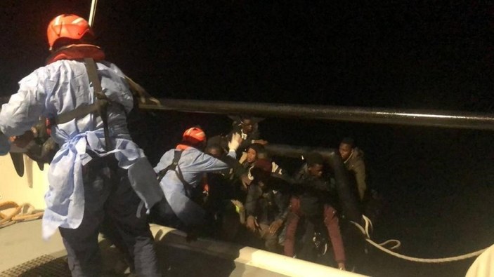 Aydın’da 62 düzensiz göçmen kurtarıldı