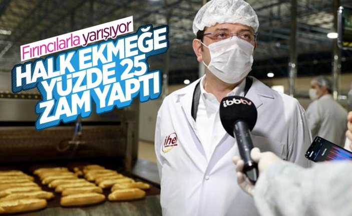 İstanbul'da Halk Ekmek ürünlerine zam