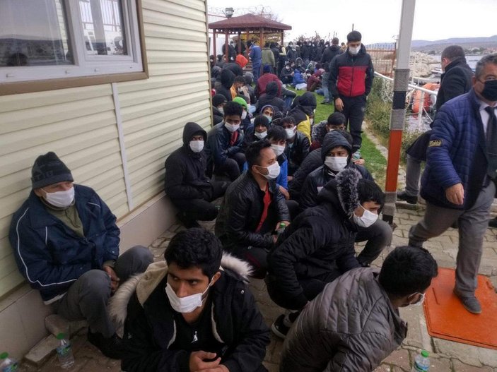 Tekirdağ'da balıkçı teknesinde 193 kaçak göçmen yakalandı