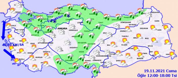 19 Kasım 2021 Cuma: Bugün hava nasıl olacak? Meteoroloji'den son tahminler