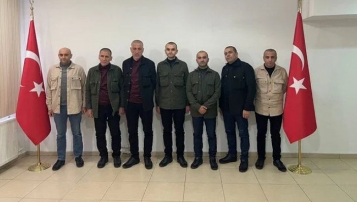 Libya'da alıkonulan 7 Türk vatandaşı yurda getirildi
