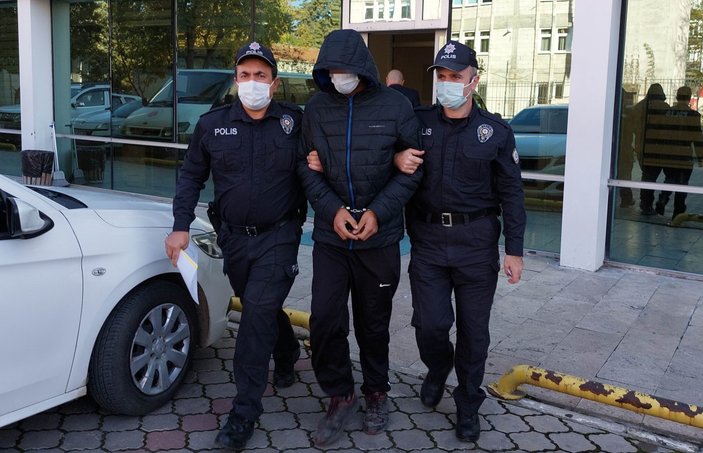 Samsun'da hırsızlıktan yakalanınca gazeteciye 'İyi çek' dedi