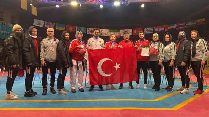 İşitme engelli milli sporculardan İran'da 5 madalya