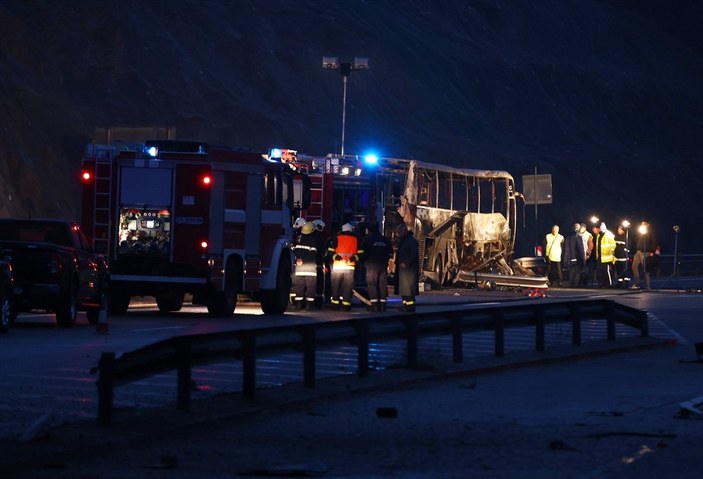Bulgaristan'da otobüs kazası: 46 ölü