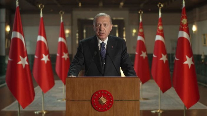 Cumhurbaşkanı Erdoğan, Interpol 89'uncu Genel Kurulu'na seslendi