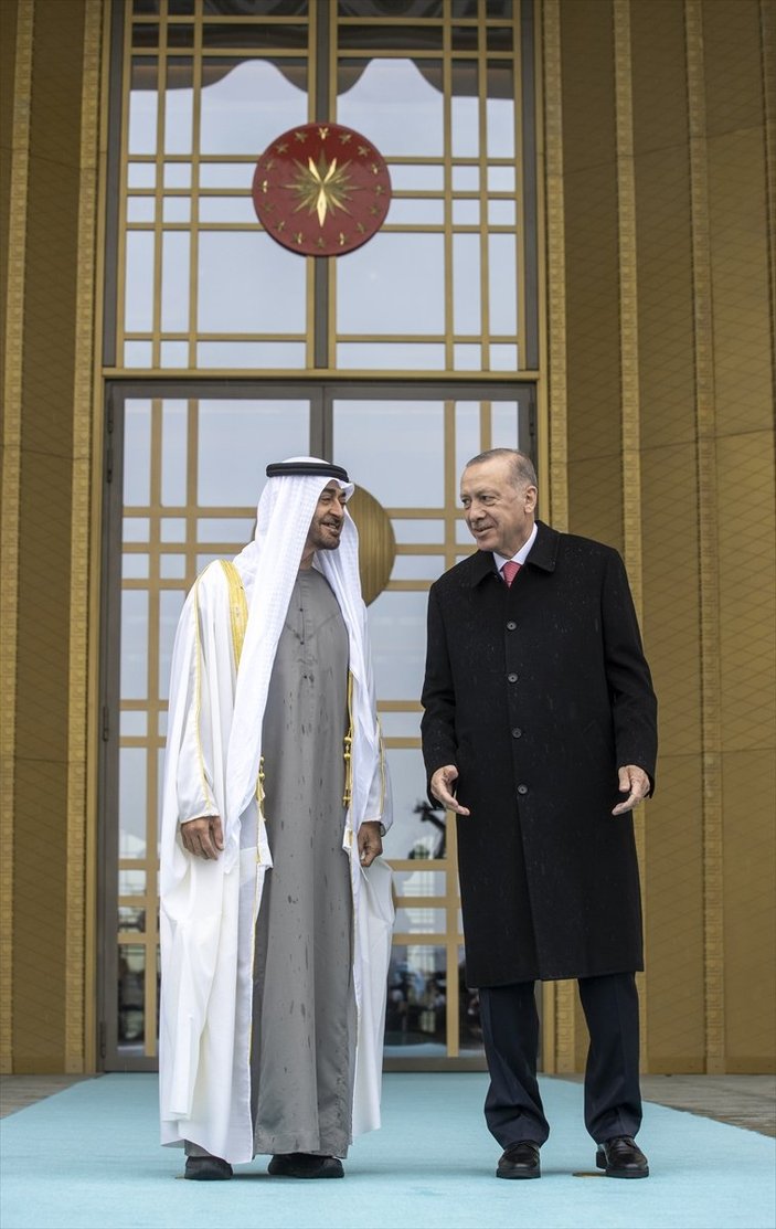 Abu Dabi Veliaht Prensi Şeyh Muhammed bin Zayed Ankara'da