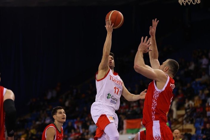 A Erkek Basketbol Milli Takımımız Belarus'a 84-70 yenildi