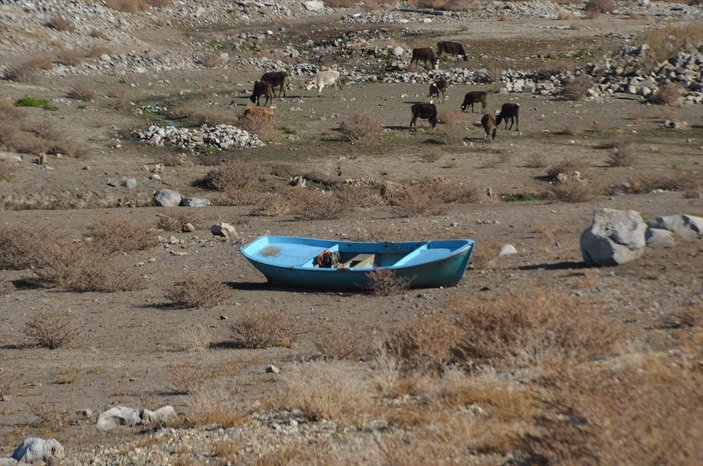 Muş Alparslan-1 Barajı'nda kuraklık