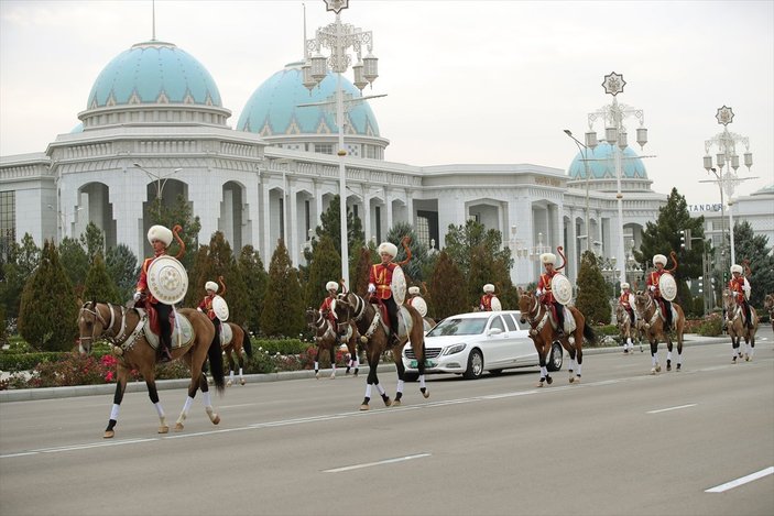 Cumhurbaşkanı Erdoğan, Türkmenistan'da