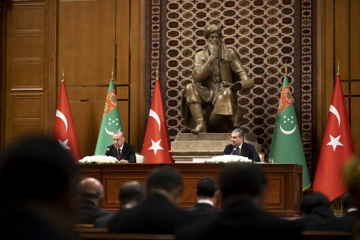 Cumhurbaşkanı Erdoğan, Türkmenistan'da