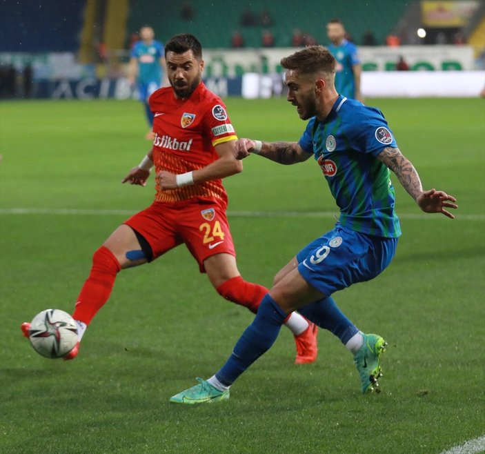 Rizespor, Kayserispor'u tek golle geçti