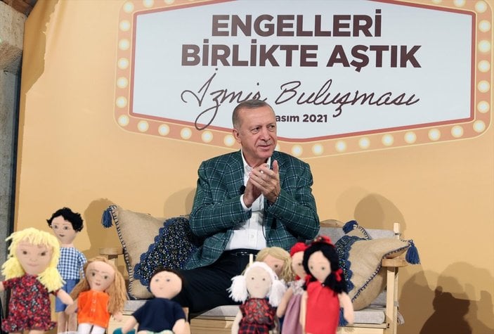 Cumhurbaşkanı Erdoğan'dan 'Engelleri Birlikte Aştık' buluşması