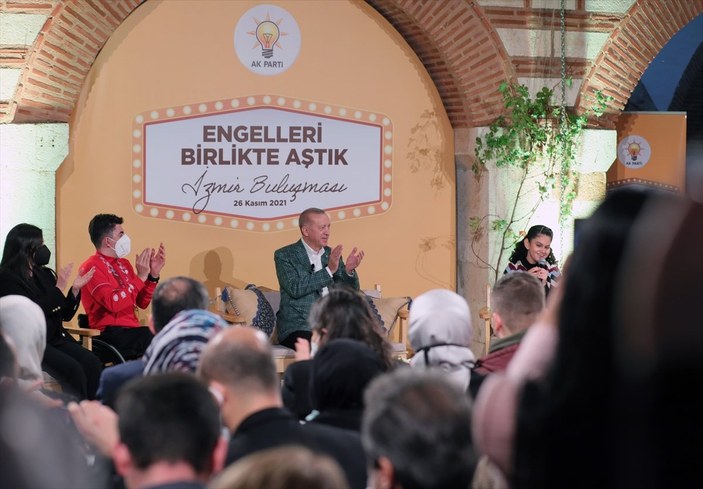 Cumhurbaşkanı Erdoğan'dan 'Engelleri Birlikte Aştık' buluşması