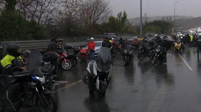 İstanbul'da motokurye hizmeti veren araçlara lodos önlemi