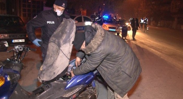 Konya'da hurda motorla yakalanan kişi aküyü söküp motoru teslim etti