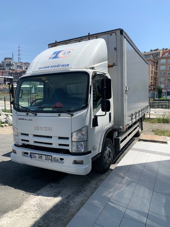 İstanbul'da kiralanan kamyonun GPS'i sökülünce, il il arama yapıldı