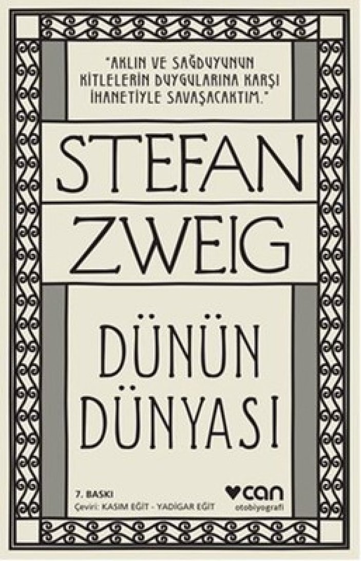 Kitapları yakılan, sürgüne gönderilen ve karısıyla intihar eden Stefan Zweig'in doğum günü 