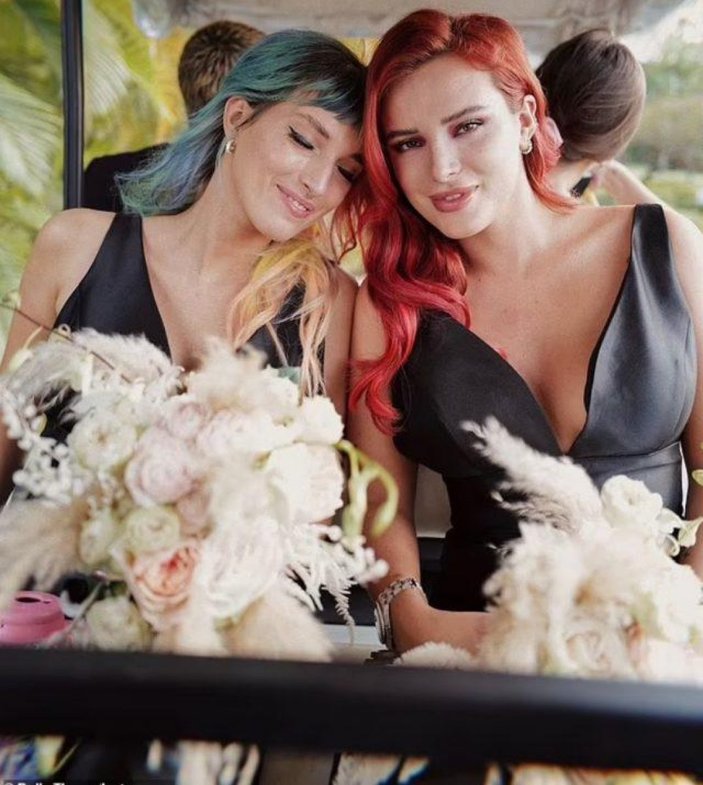 Bella Thorne, düğünü gölgede bıraktı