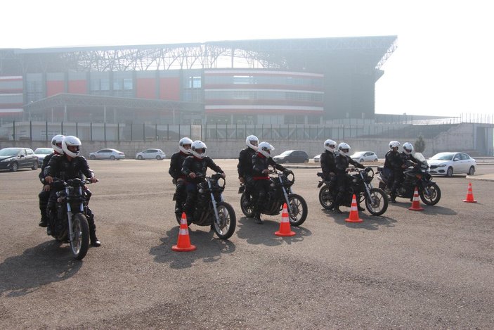 Diyarbakır'da motosikletli Yunus polislerinin zorlu eğitimi