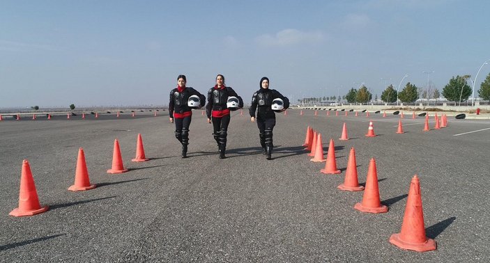 Diyarbakır'da motosikletli Yunus polislerinin zorlu eğitimi
