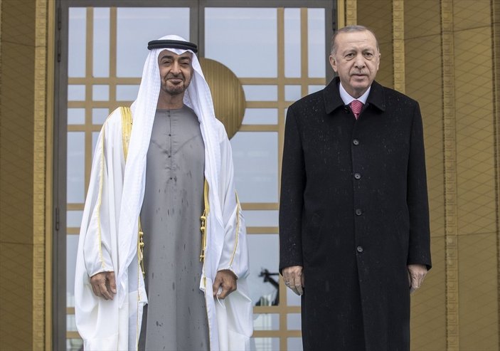 Cumhurbaşkanı Erdoğan, Bin Zayid ile görüştü