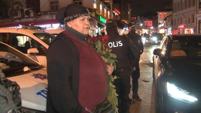 Beşiktaş’ta çiçekçi, seyyar satıcı ve dilencilere yönelik uygulama