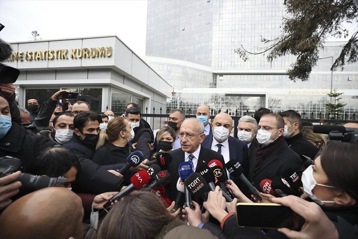 Kemal Kılıçdaroğlu, TÜİK'e gitti