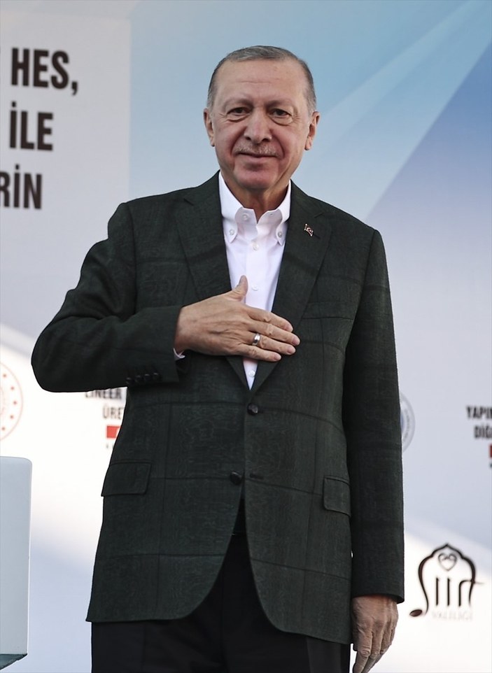 Cumhurbaşkanı Erdoğan, Siirt'te Toplu Açılış Töreni'nde konuştu