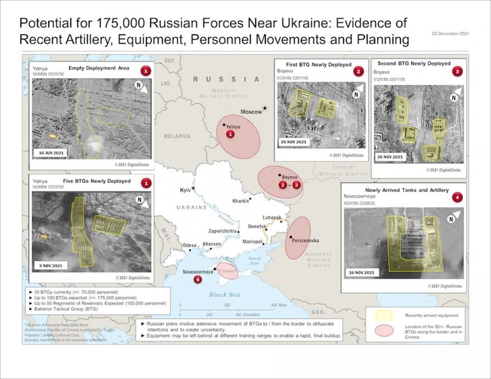 ABD istihbaratı: Rusya, Ukrayna'yı işgale hazırlanıyor